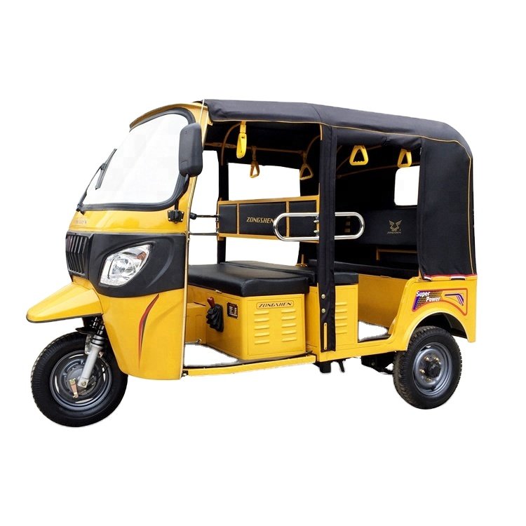 200CC Bajaj Motor Taxi Gasoline Operated Tricycle Passenger Trike for Sale
